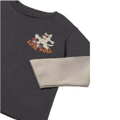 Mayoral Double-sleeve T-shirt In Black