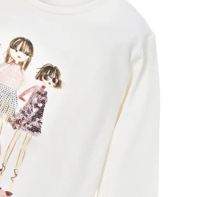 Mayoral Doll Motif Shirt In White