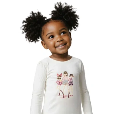 Mayoral Doll Motif Shirt In White