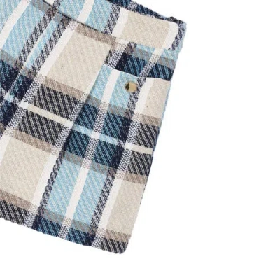 Mayoral Plaid Shorts In Blue