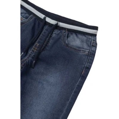 Mayoral Jogger Stretch-cotton Jeans In Blue