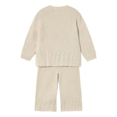 Mayoral Knit Set In Neutral