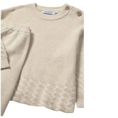 Mayoral Knit Set In Neutral