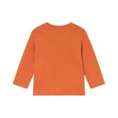 Mayoral Interactive Lenticular T-shirt In Orange