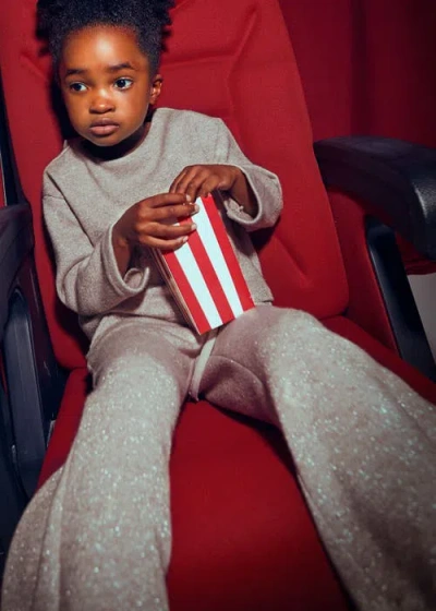 Mayoral Knit Pants And Sweater Set In Neutral