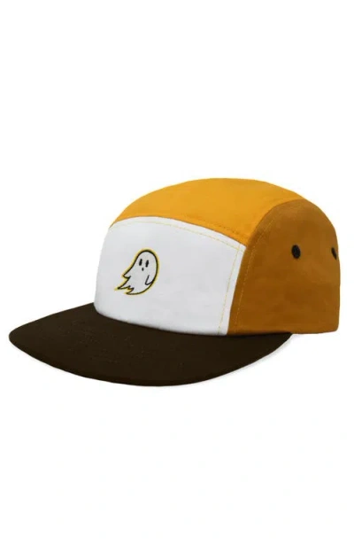 Dalix Mens Ghost 5 Panel Camper Hat In Brown