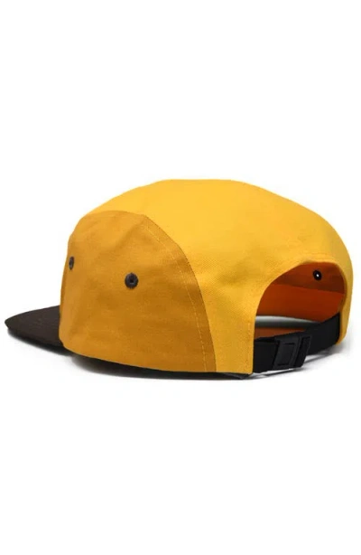 Dalix Mens Ghost 5 Panel Camper Hat In Brown