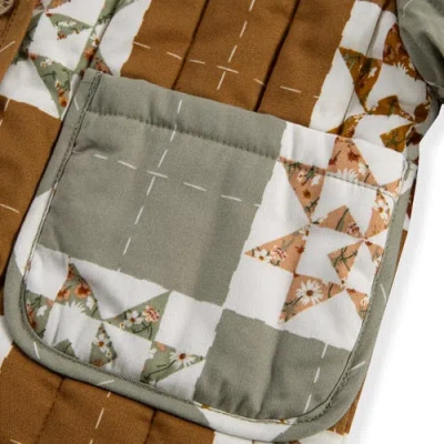 Milkbarn Quilted Coat In Animal Print