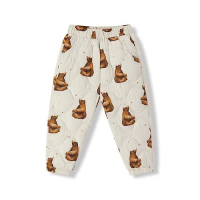 Milkbarn Down Pants In Neutral