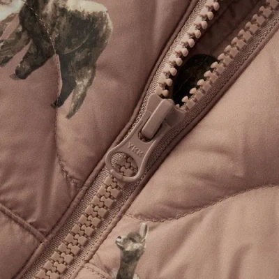 Milkbarn Down Jacket In Brown