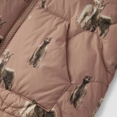 Milkbarn Down Jacket In Brown