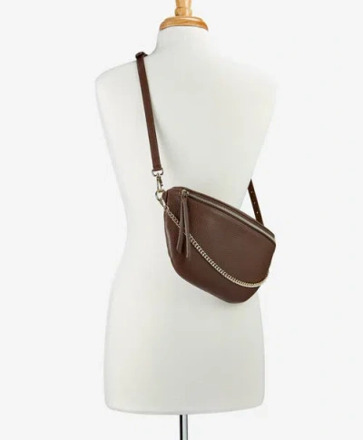Gigi New York Beck Sling Bag In Brown
