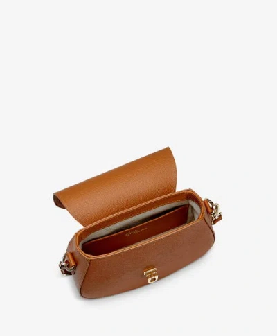 Gigi New York Sophia Saddle Bag In Brown