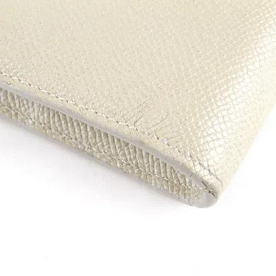 Pre-owned Loewe Beige Leather Long Wallet (bi-fold) () In Sand