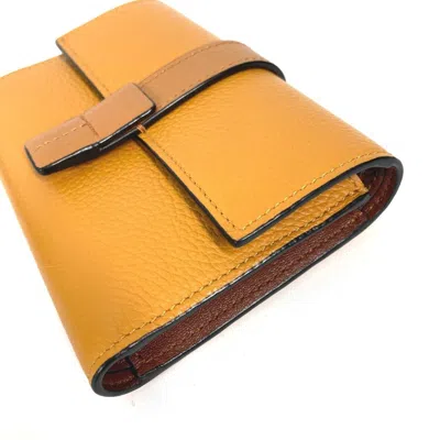 Pre-owned Loewe Brown Leather Wallet (tri-fold) ()