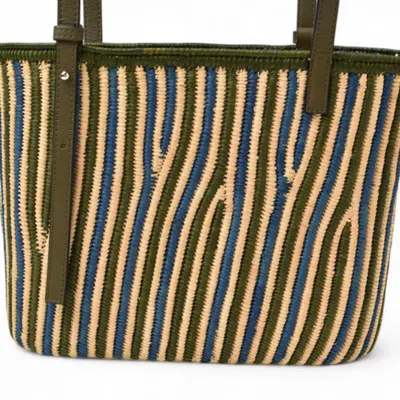 Pre-owned Loewe Khaki Leather Tote Bag () In Brown