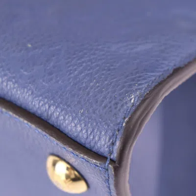 Pre-owned Louis Vuitton Ancre Blue Leather Handbag Tote Bag ()