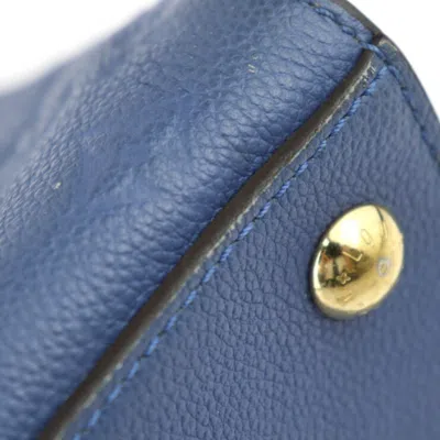 Pre-owned Louis Vuitton Ancre Blue Leather Handbag Tote Bag ()