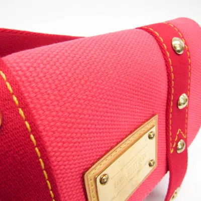 Pre-owned Louis Vuitton Antigua Rose Canvas Shoulder Bag () In Pink