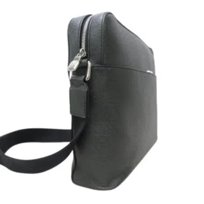 Pre-owned Louis Vuitton Ardoise Taiga Leather Messenger Bag Shoulder Bag () In Gray