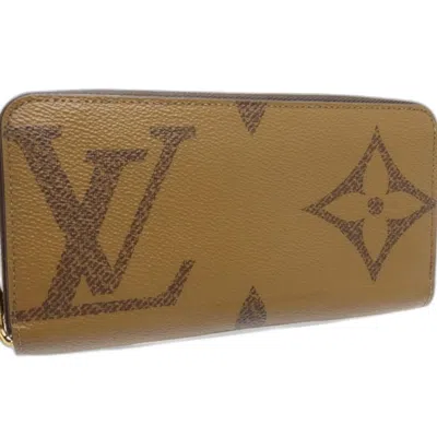 Pre-owned Louis Vuitton Beige Monogram Canvas Long Wallet (bi-fold) ()