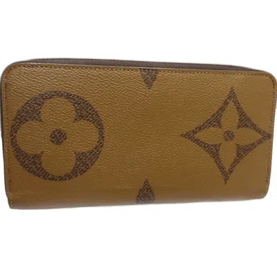Pre-owned Louis Vuitton Beige Monogram Canvas Long Wallet (bi-fold) ()