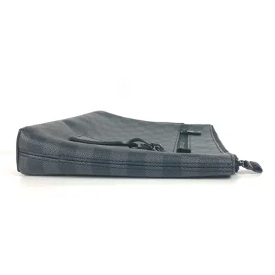Pre-owned Louis Vuitton Black Damier Graphite Clutch Bag Pouch ()