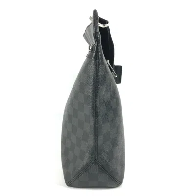 Pre-owned Louis Vuitton Black Damier Graphite Shoulder Bag ()