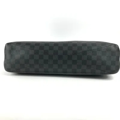 Pre-owned Louis Vuitton Black Damier Graphite Shoulder Bag ()