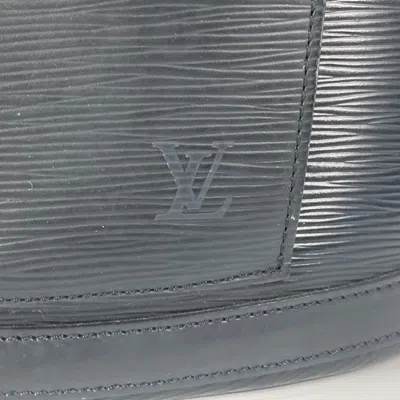 Pre-owned Louis Vuitton Black Galle Noir Epi Leather Backpack ()