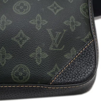 Pre-owned Louis Vuitton Black Green Canvas Messenger Bag () In Multi