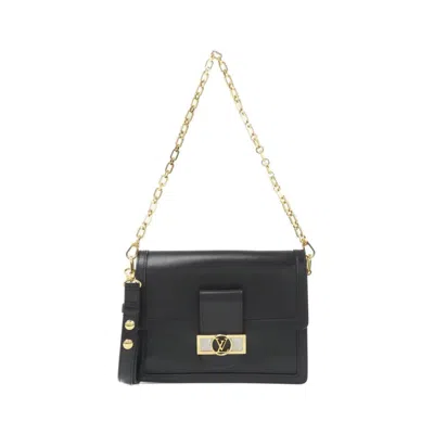 Pre-owned Louis Vuitton Black Leather Shoulder Bag ()