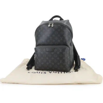 Pre-owned Louis Vuitton Black Monogram Eclipse Monogram Eclipse Backpack ()