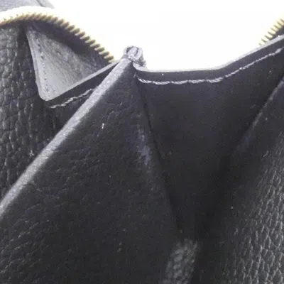 Pre-owned Louis Vuitton Black Monogram Empreinte Wallet (tri-fold) ()