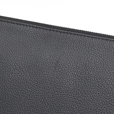 Pre-owned Louis Vuitton Black Noir Leather Clutch Bag Pouch ()