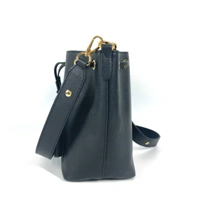Pre-owned Louis Vuitton Black Noir Leather Handbag Shoulder Bag ()