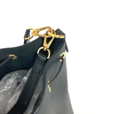 Pre-owned Louis Vuitton Black Noir Leather Handbag Shoulder Bag ()