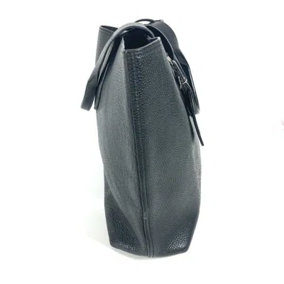 Pre-owned Louis Vuitton Black Noir Leather Shoulder Bag Tote Bag ()