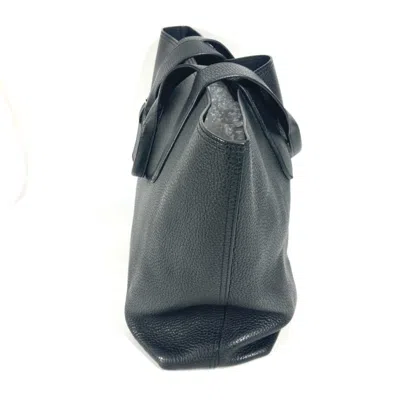 Pre-owned Louis Vuitton Black Noir Leather Shoulder Bag Tote Bag ()