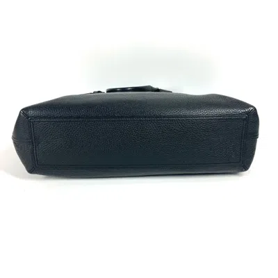 Pre-owned Louis Vuitton Black Noir Leather Shoulder Bag Tote Bag ()