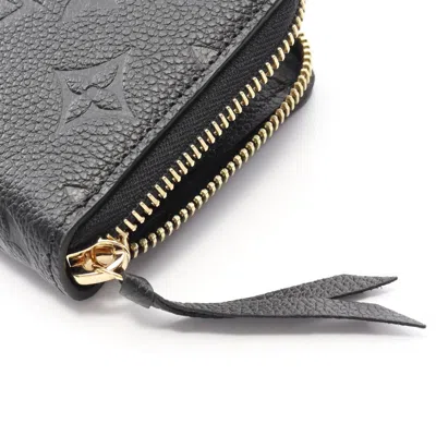 Pre-owned Louis Vuitton Black Noir Long Wallet (bi-fold) ()