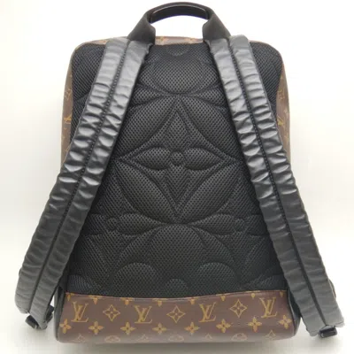Pre-owned Louis Vuitton Black Noir Pvc Backpack ()