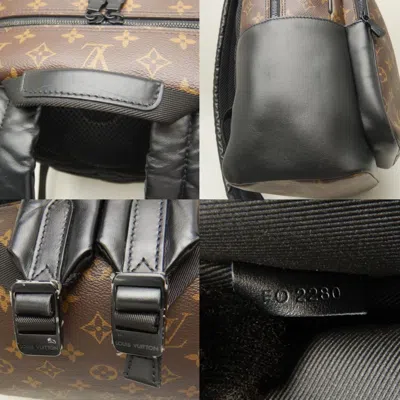 Pre-owned Louis Vuitton Black Noir Pvc Backpack ()