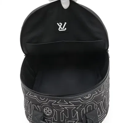 Pre-owned Louis Vuitton Black Nylon Backpack ()
