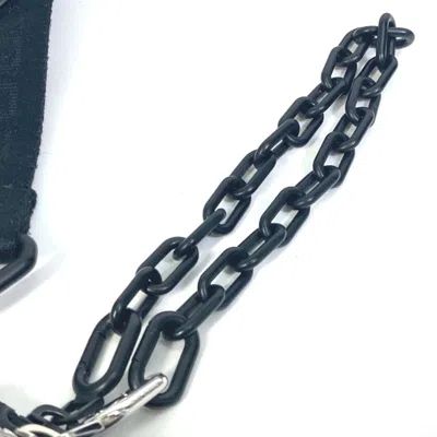 Pre-owned Louis Vuitton Black Silver Leather Shoulder Bag () In Multi