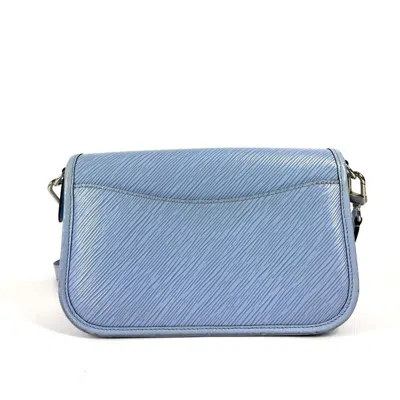 Pre-owned Louis Vuitton Blue Epi Leather Pochette Shoulder Bag ()