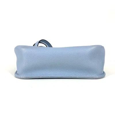 Pre-owned Louis Vuitton Blue Epi Leather Pochette Shoulder Bag ()