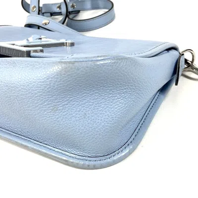 Pre-owned Louis Vuitton Blue Epi Leather Pochette Shoulder Bag ()