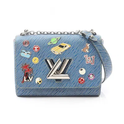 Pre-owned Louis Vuitton Blue Leather Shoulder Bag ()