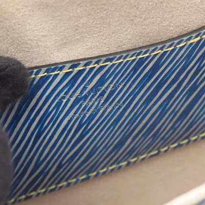 Pre-owned Louis Vuitton Blue Leather Shoulder Bag ()